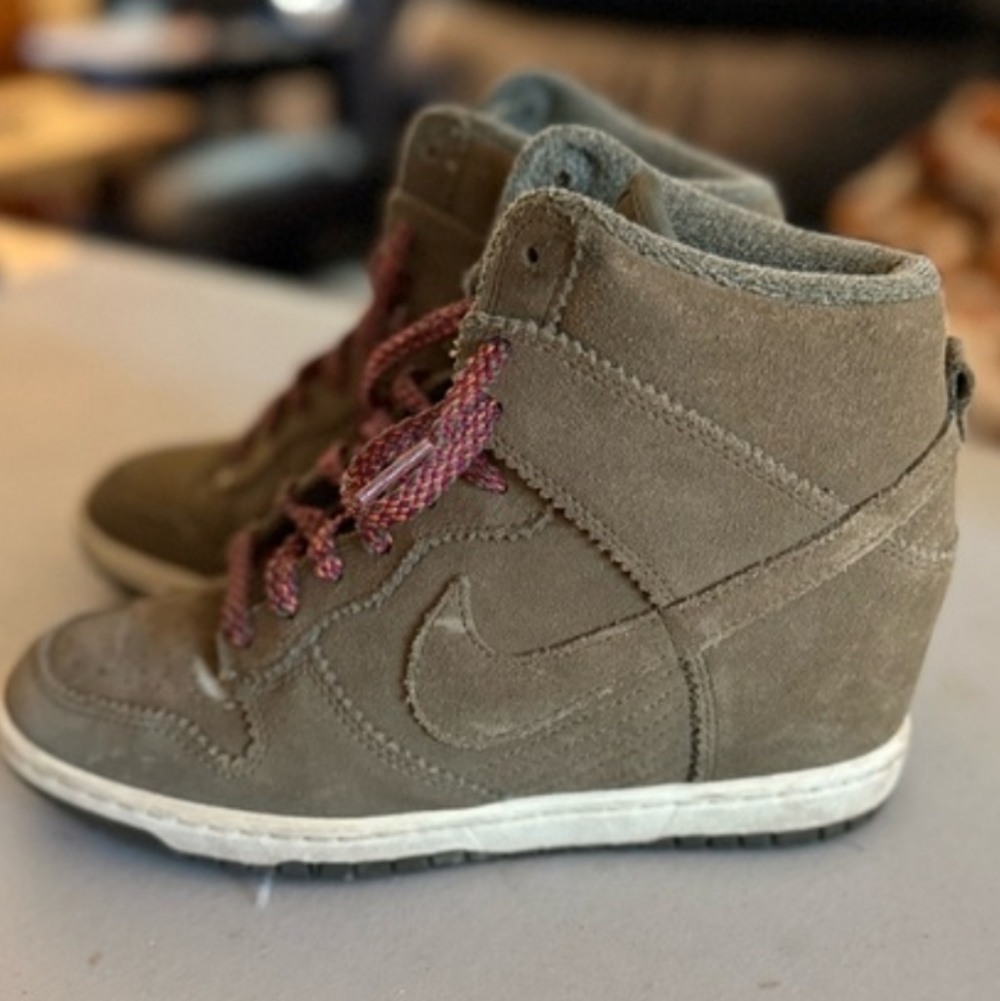Nike Wedge Suede Sneakers